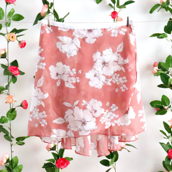 Hibiscus Ballet Wrap Skirt