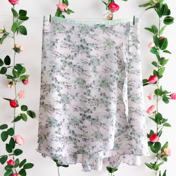 Impressionists-Ditsy Floral Ballet Wrap Skirt