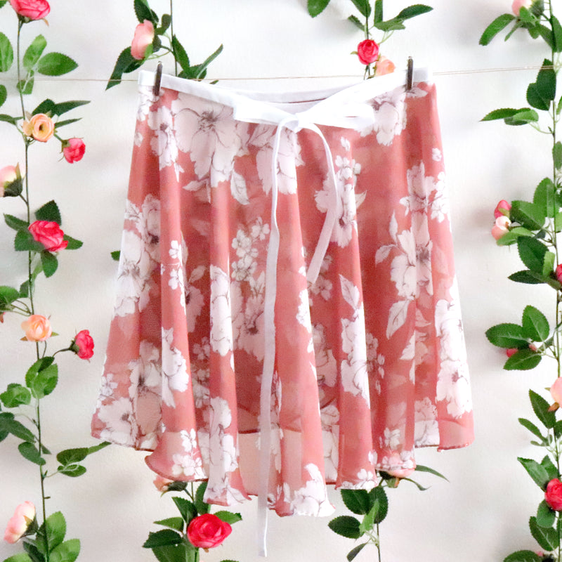 Hibiscus Ballet Wrap Skirt