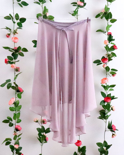 Soubrette - Lilac Mauve Ballet Wrap Skirt