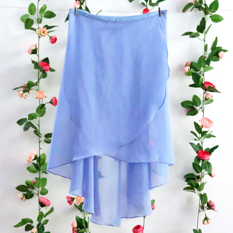 Soubrette-Sky Blue Ballet Wrap Skirt