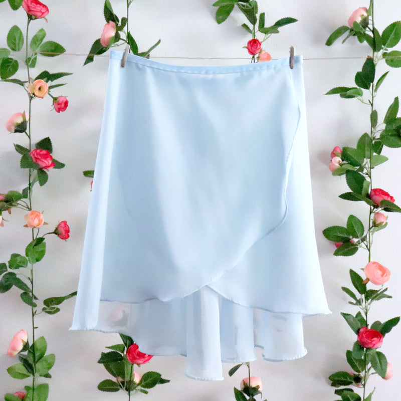 Soubrette-Light Blue Ballet Wrap Skirt