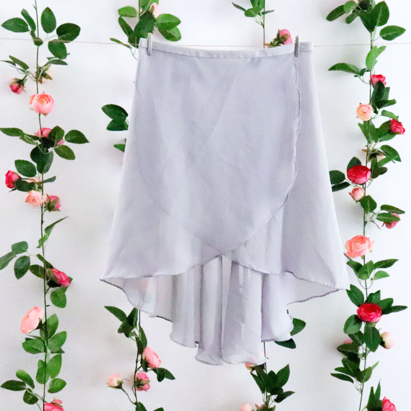 Soubrette - Light Gray Ballet Wrap Skirt