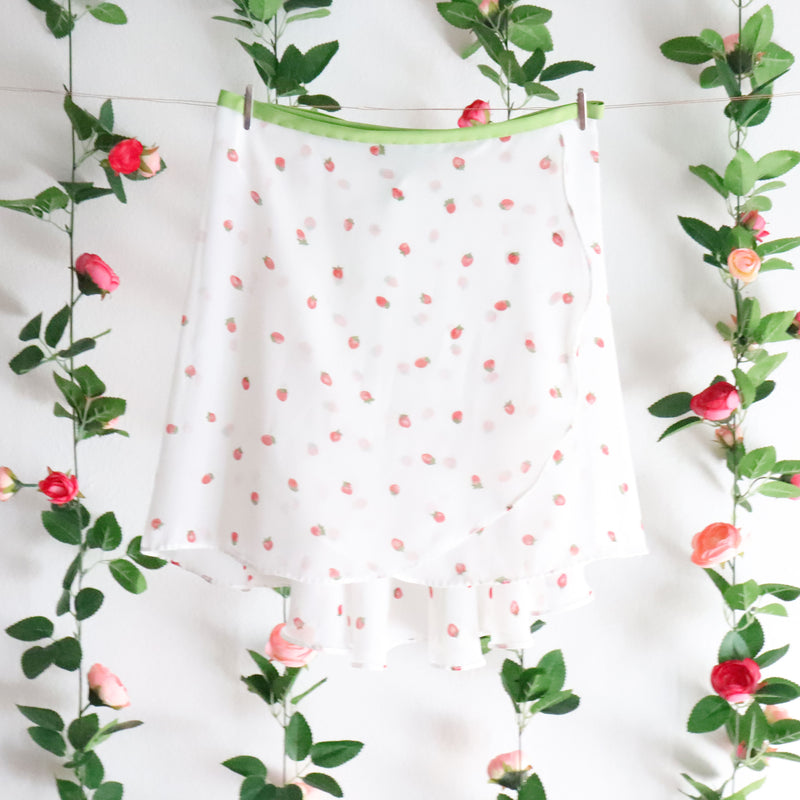 Strawberry Ballet Wrap Skirt